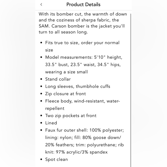 SAM. Carson Bomber Jacket - Picture 2 of 3